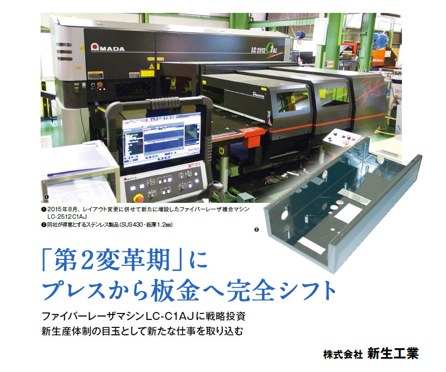 「第2変革期」にプレスから板金へ完全シフト